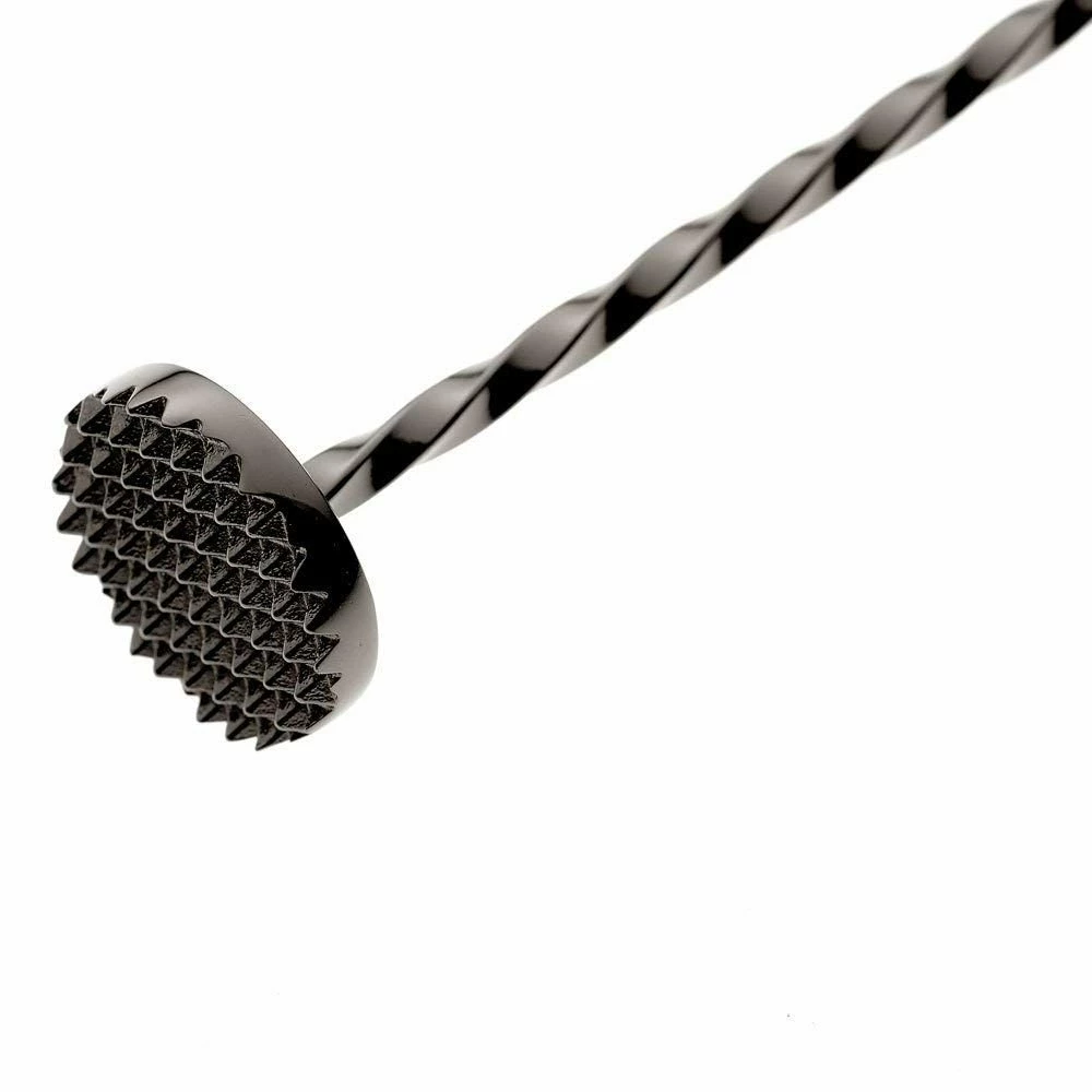 Mercer Barfly 11.8" Bar Spoon With Muddler | Gun Metal Black - Image 3