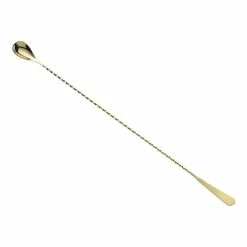 Mercer Barfly 17.1" Japanese-Style Bar Spoon | Gold Plated