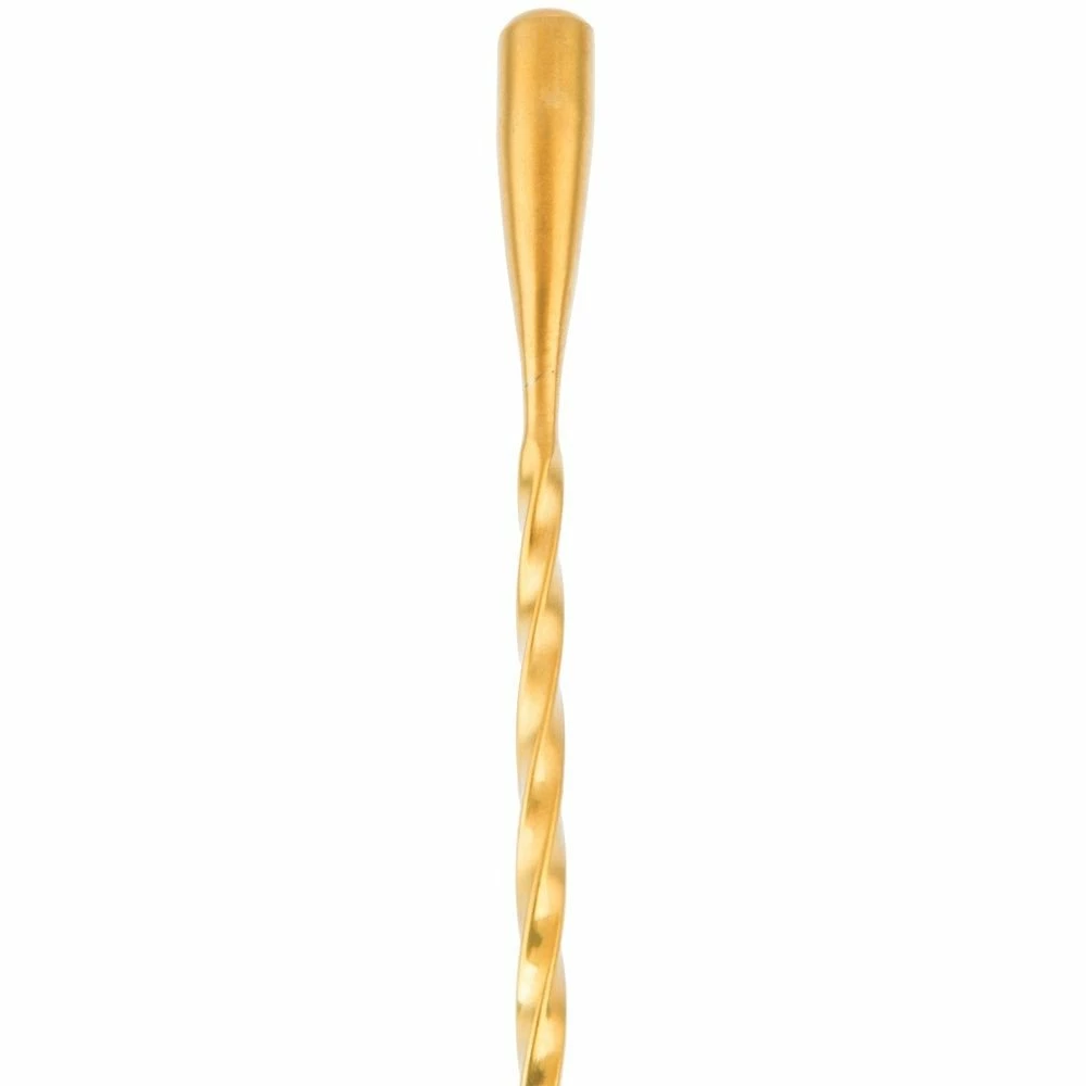Mercer Barfly 11.8" Classic Bar Spoon | Gold Plated - Image 2