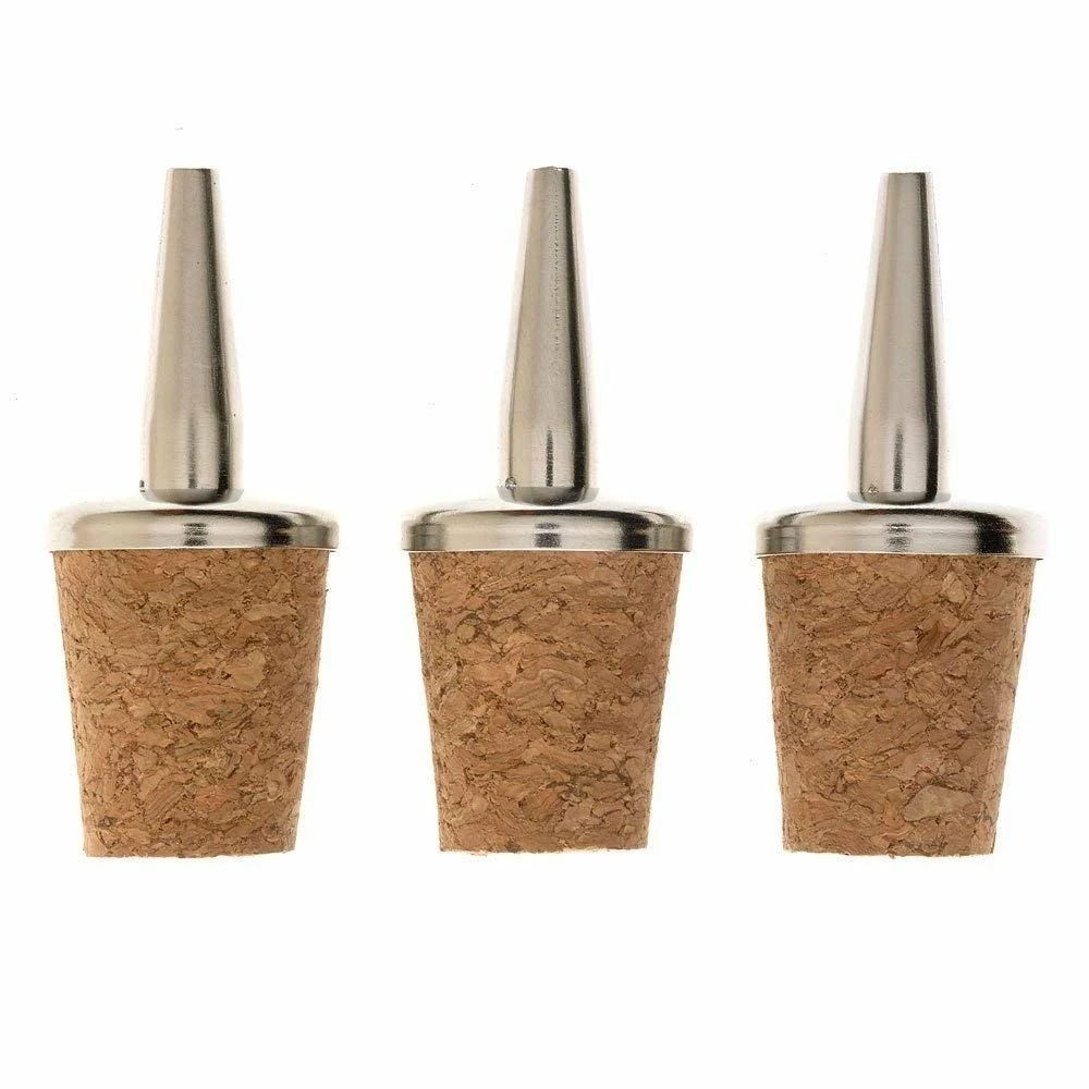 Mercer Barfly Stainless Steel Dasher Tops - Set Of 3