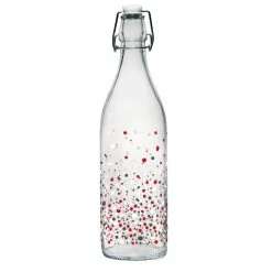 Cerve 33.8oz Swing Top Lory Glass Bottle | Murano Rosso