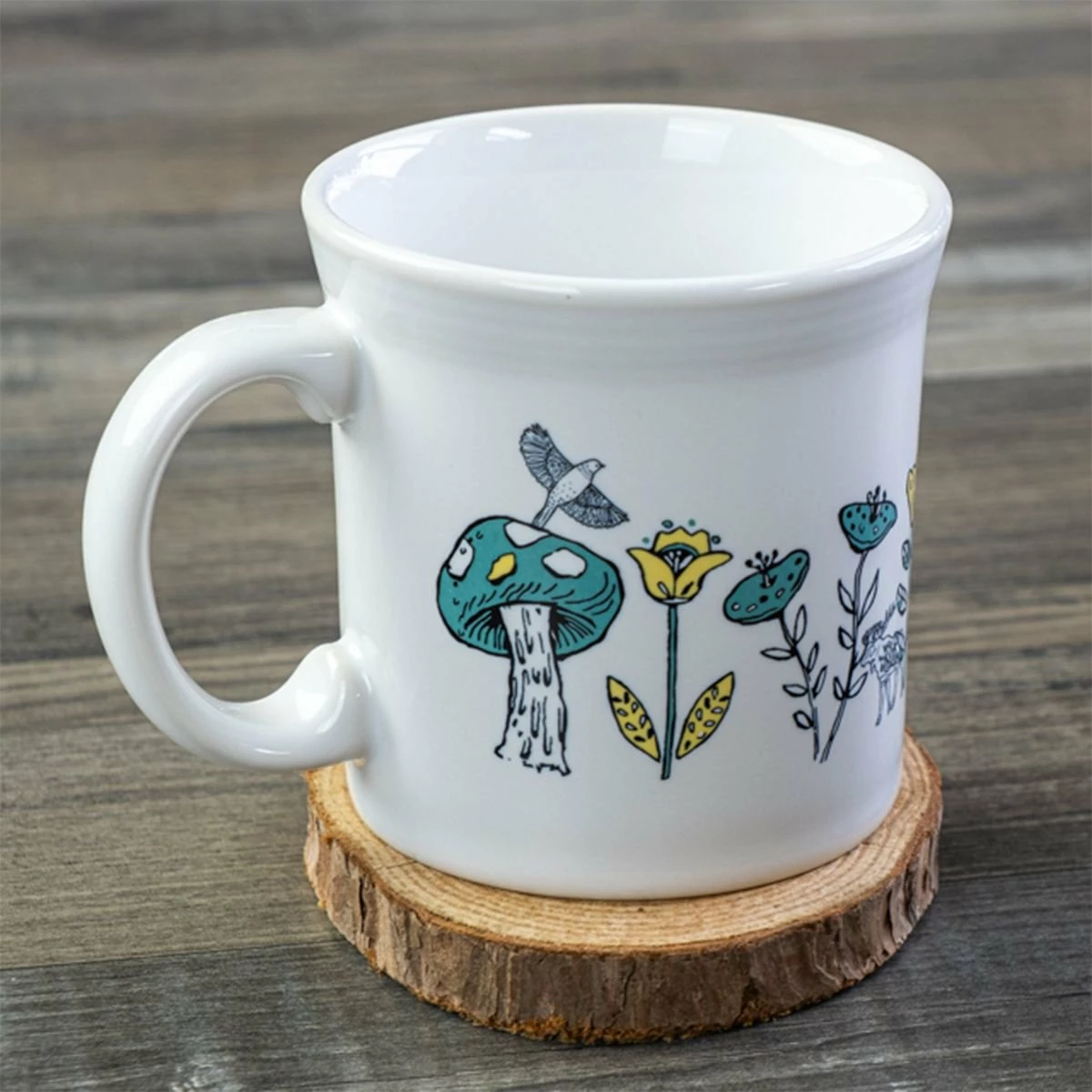Fiesta® 12oz Java Mug | Nordic Woodland (White) - Image 5