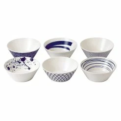 Royal Doulton Pacific Mixed 22oz Bowls Set Of 6