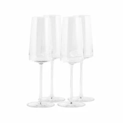 Stolzle 8oz Power Crystal Champagne Flutes | Set Of 4