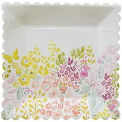C.R Gibson (One Coast) C.R. Gibson Paper Dinner Plates (Set Of 8) | Watercolor Garden