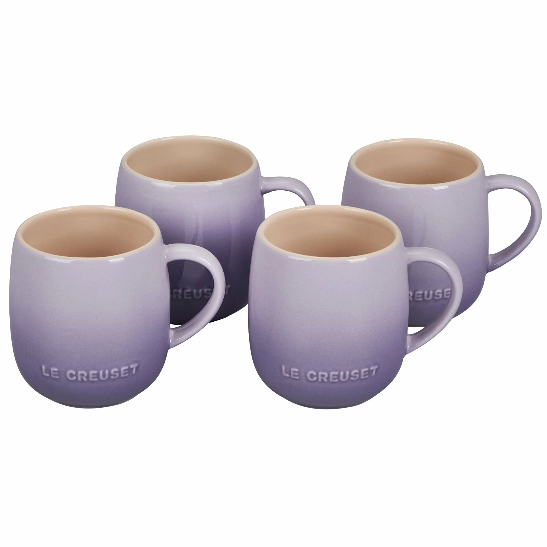 Le Creuset 13oz Heritage Mugs (Set Of 4) | Provence Purple
