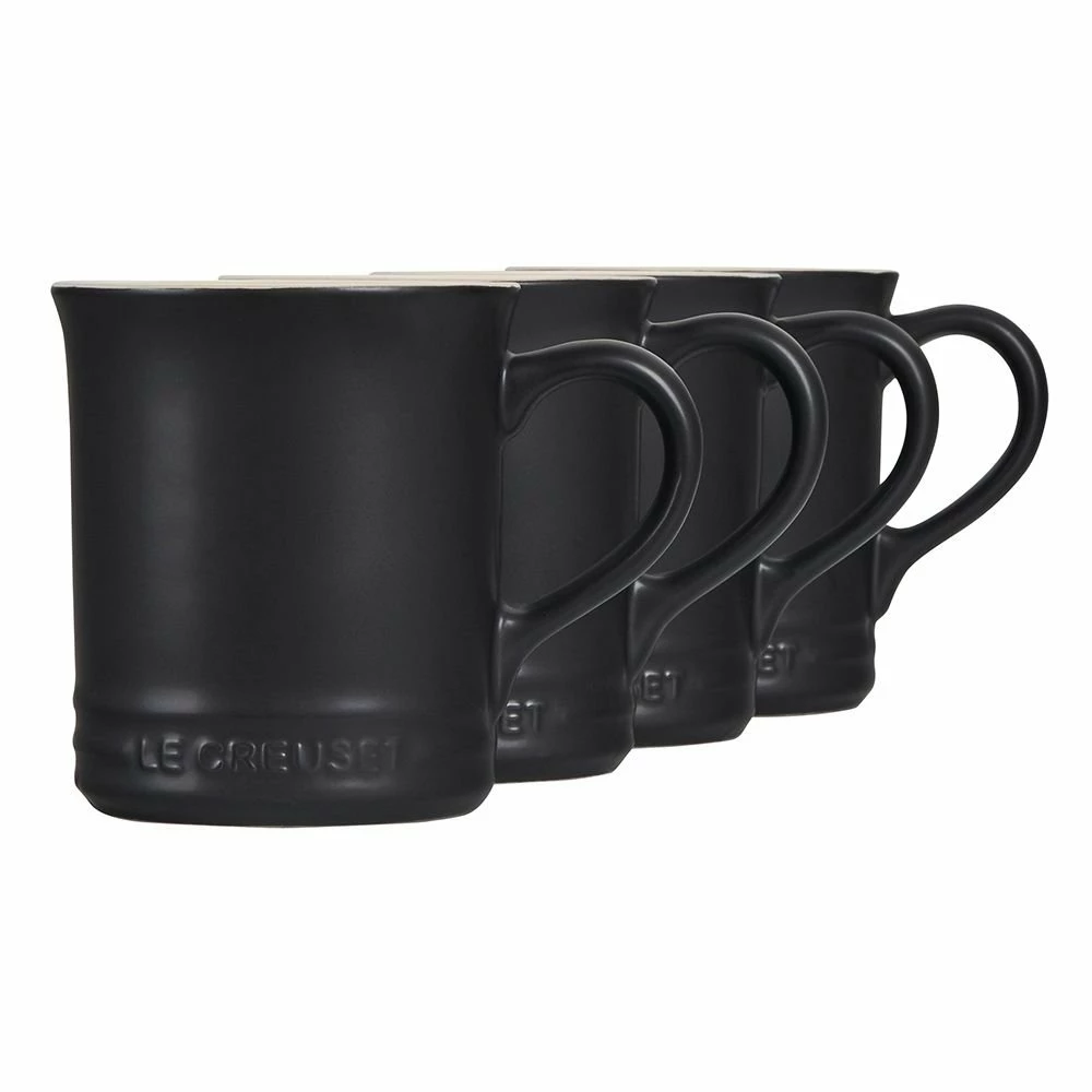 Le Creuset 14oz Mugs (Set Of 4) | Licorice - Image 2