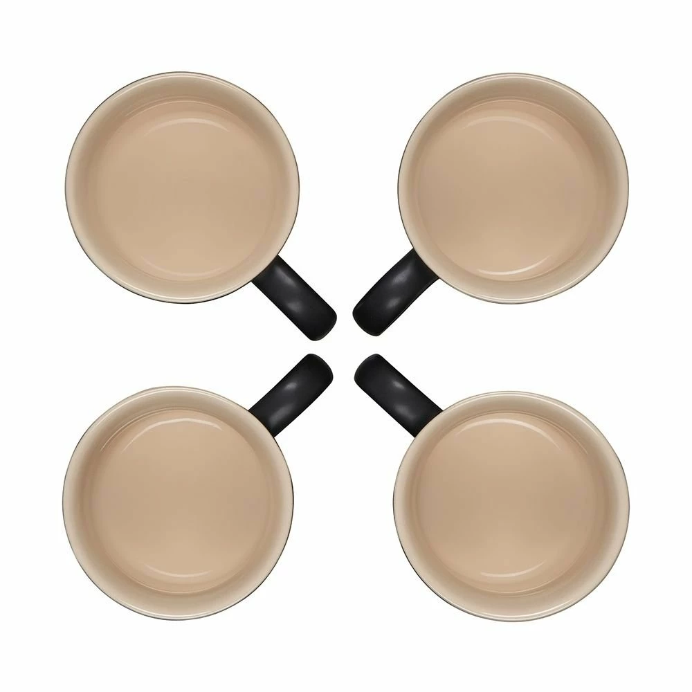 Le Creuset 14oz Mugs (Set Of 4) | Licorice - Image 3