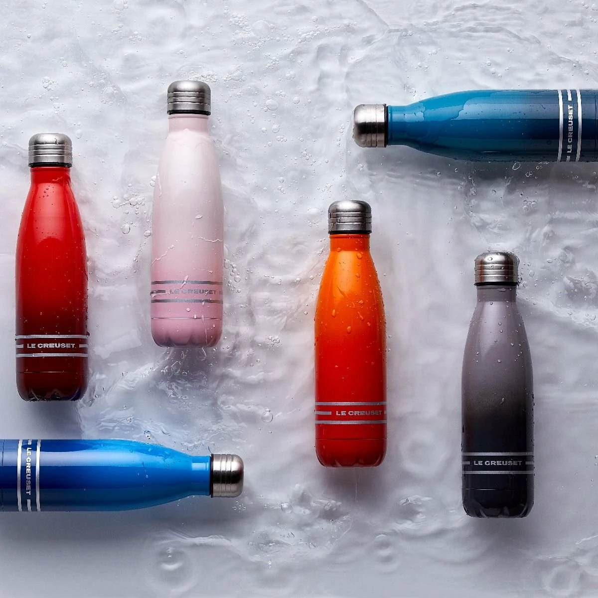 Le Creuset Stainless Steel Hydration Bottle | Cerise - Image 4