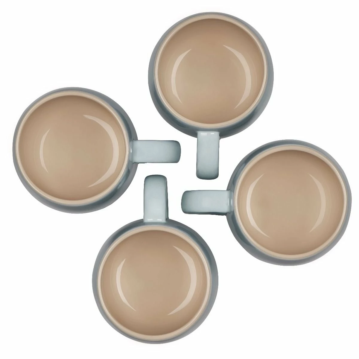 Le Creuset 13oz Heritage Mugs (Set Of 4) | Sea Salt - Image 2