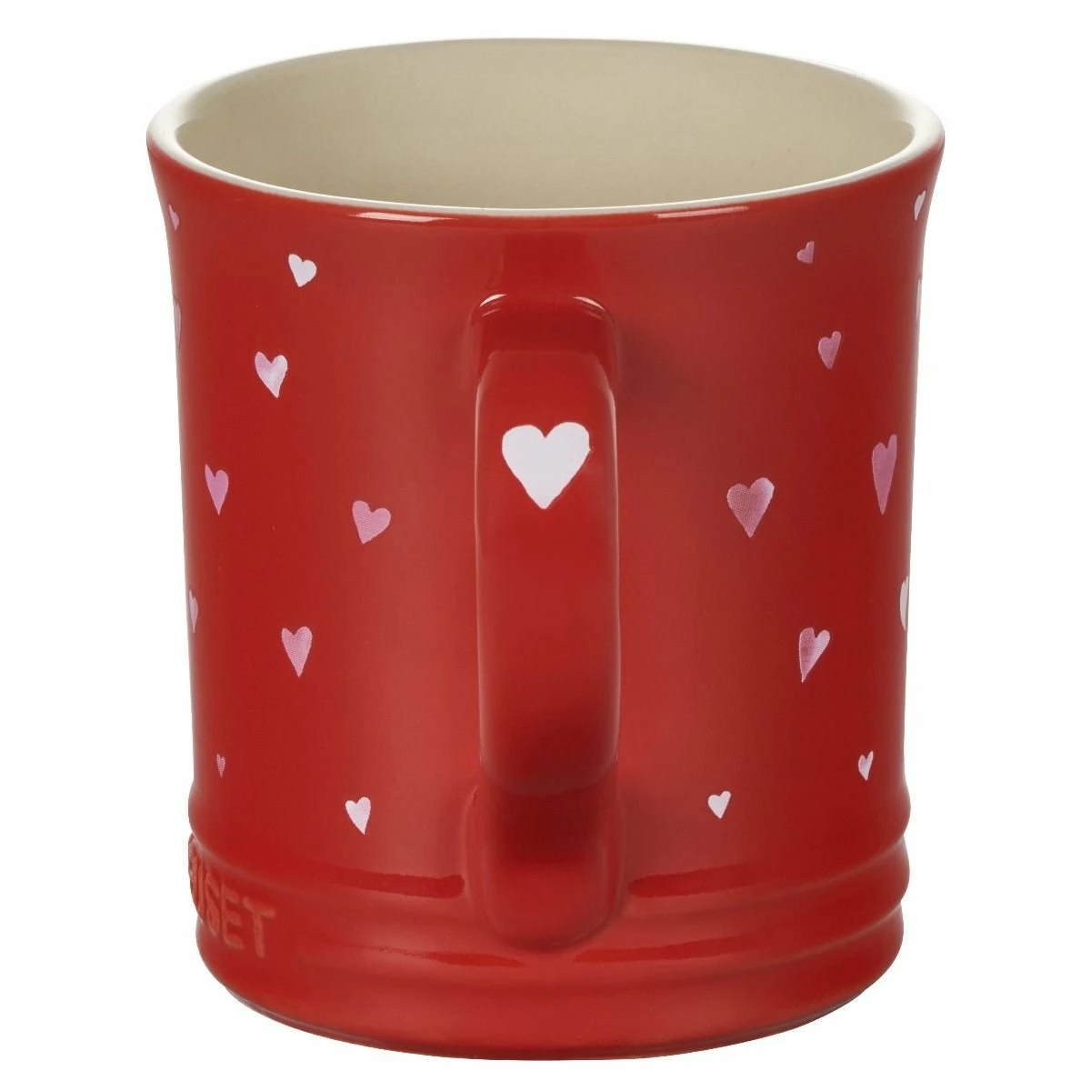 Le Creuset L'Amour Collection 14oz Mug With Heart Applique | Cerise - Image 2