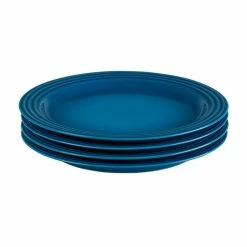 Le Creuset 10.5" Dinner Plates - Set Of 4 | Marseille Blue