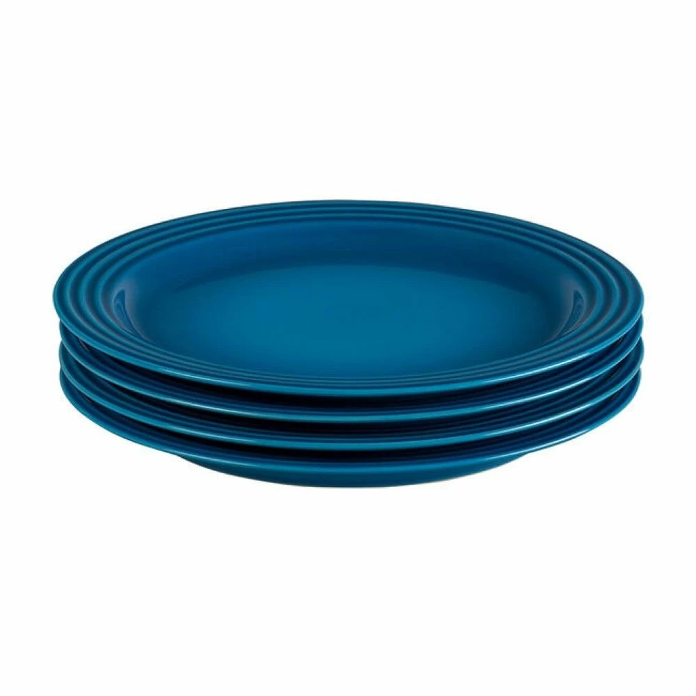 Le Creuset 10.5" Dinner Plates - Set Of 4 | Marseille Blue