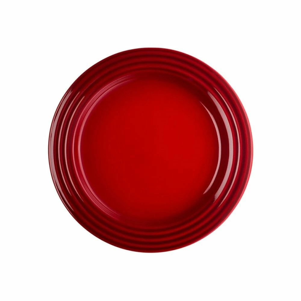 Le Creuset 8.5" Salad Plates - Set Of 4 | Cerise/Cherry Red - Image 2