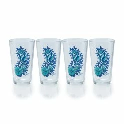 Fiesta® 16oz Cooler Glassware (Set Of 4) | Coastal Seahorse