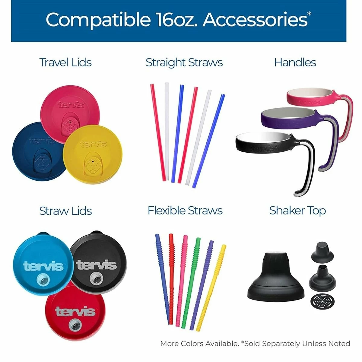 Tervis® 16oz Double-Walled Insulated Tumbler With Lid | Fiesta® Stripes - Meadow - Image 4