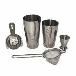 Mercer Barfly 5-Piece Shaker Set | Stainless Steel