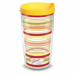Tervis® 16oz Double-Walled Insulated Tumbler With Lid | Fiesta® Stripes - Sunny