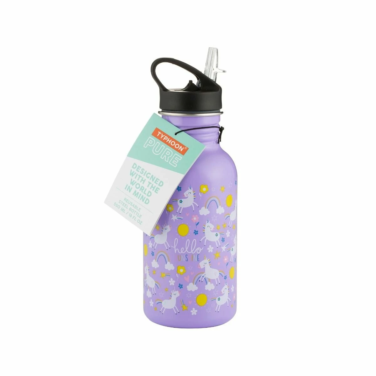 Typhoon PURE 18.6oz Water Bottle | Sunshine - Image 2