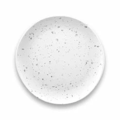 TarHong Melamine Tabletop 8.5" Round Salad Plate | Terrazzo