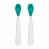 OXO Tot Feeding Spoon Set With Soft Silicone | Teal