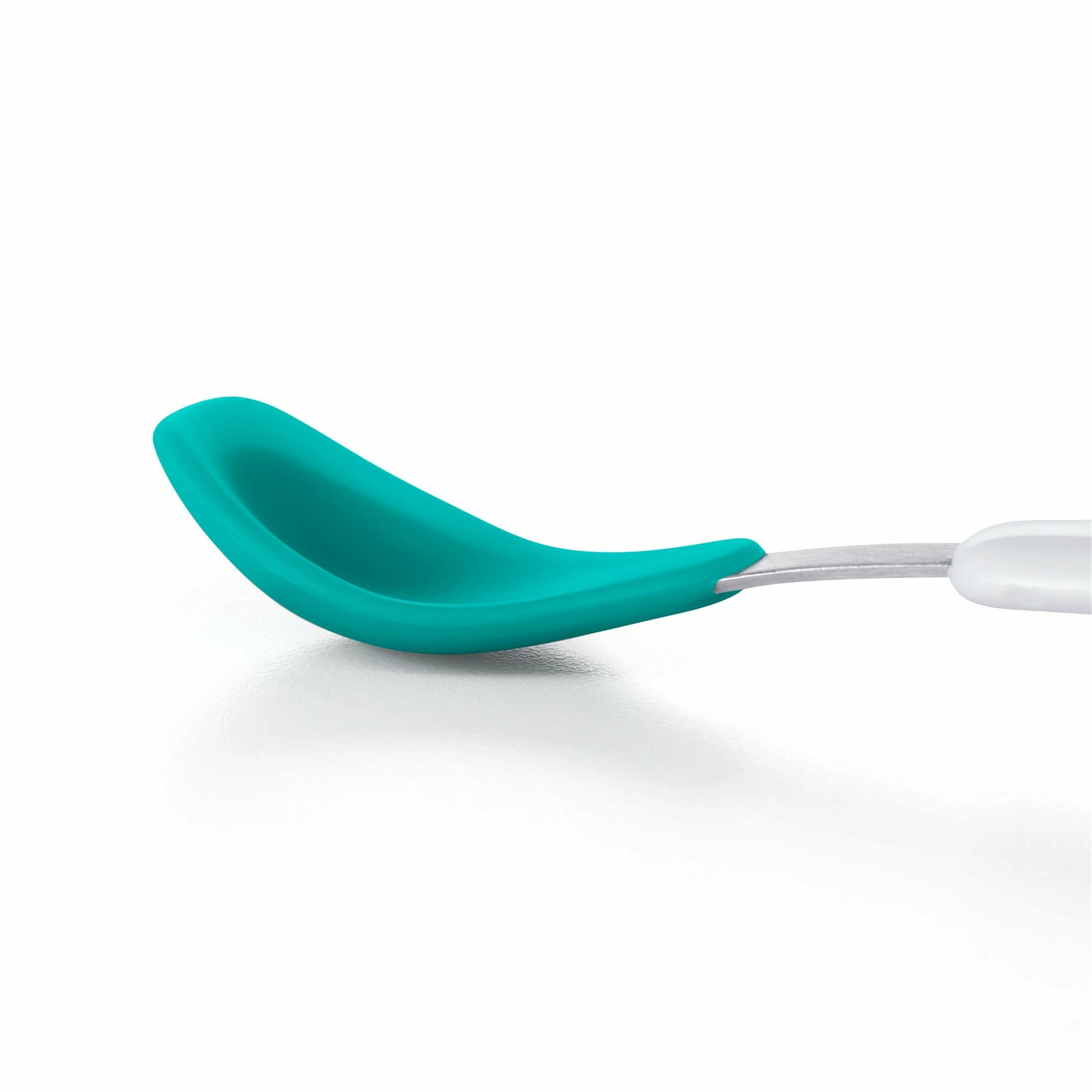 OXO Tot Feeding Spoon Set With Soft Silicone | Teal - Image 2