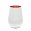 Stolzle 15.75oz Olympia Glass Tumblers - Set Of 2 | White & Bronze